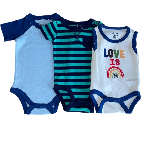brand Other - ⭐️ 0-3 Month Baby Boys Onesie Bundle⭐️